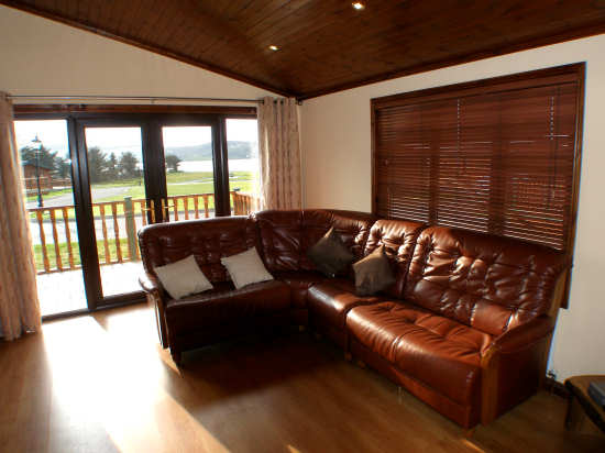 Living area with views of Mulroy Bay