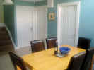 dining area of Hannah's Cottage