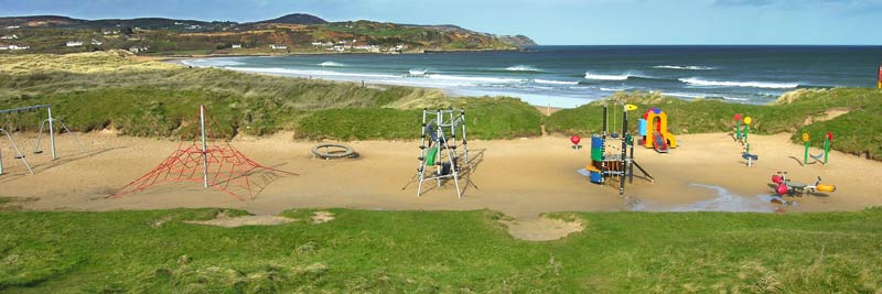 Culdaff beach & playpark - Cloncha Cottage, Culdaff, Inishowen, Donegal, Ireland