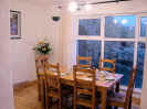 dining area of Crohy Cottage, Maghery, Dungloe