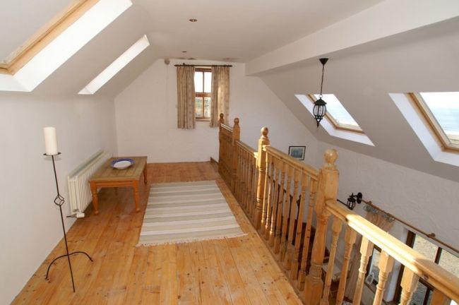 Minstrel gallery with sea views