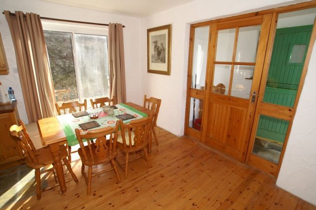 Bright dining area
