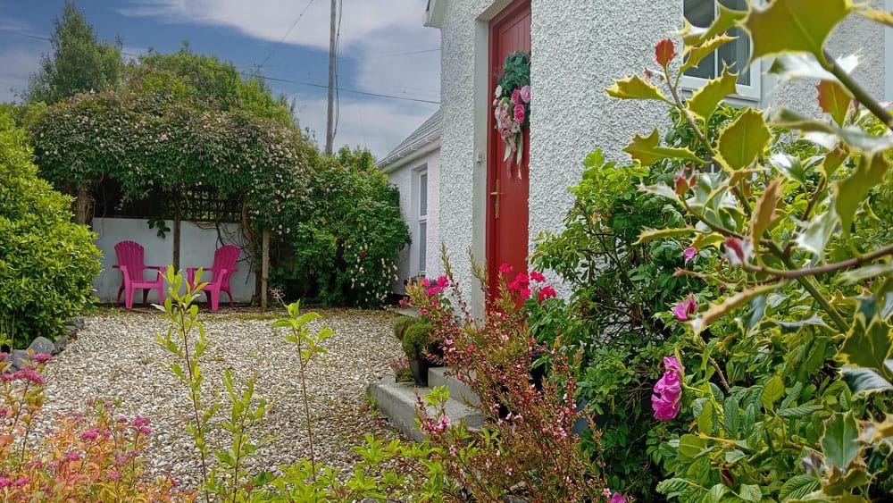 Outside Rose Cottage - Glenties
