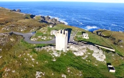 Birds Eye View of Malin Head to Hells Hole