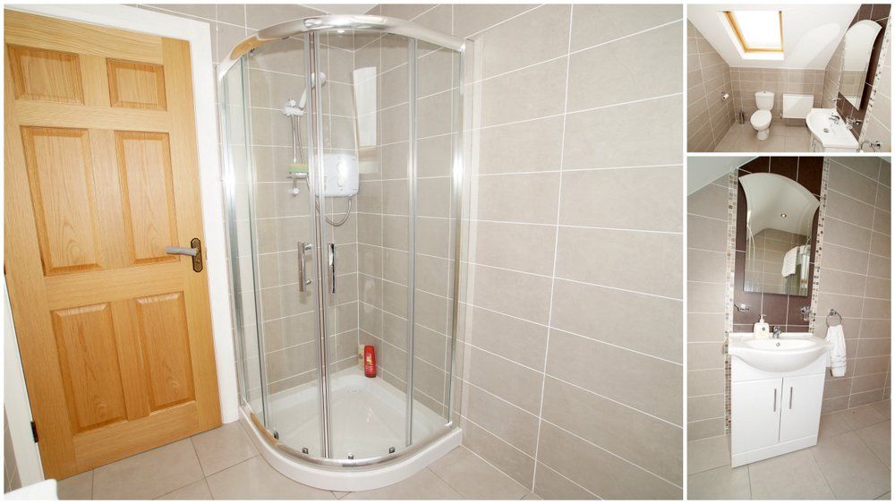Inish House Malin Head - shower room