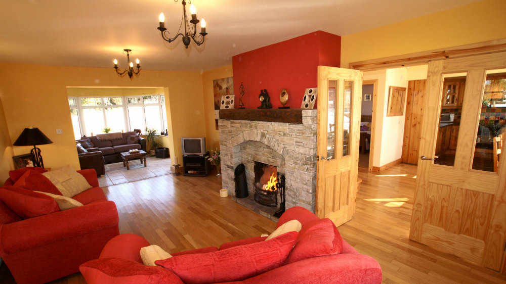 Aughrim Cottage Ballyliffin - living room