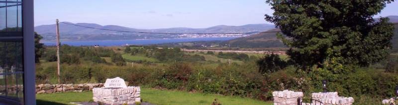 View over Lough Swilly from Elly House, Rathmullan, Donegal, Ireland