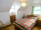 double bedroom of Portnamurray Cottage