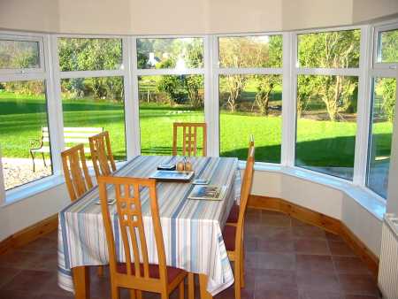 dining area of the holiday cottage